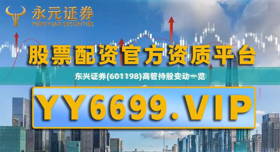 东兴证券(601198)高管持股变动一览