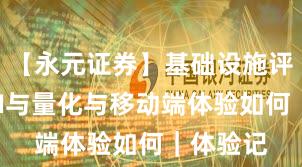 【永元证券】基础设施评估：API与量化与移动端体验如何｜体验记