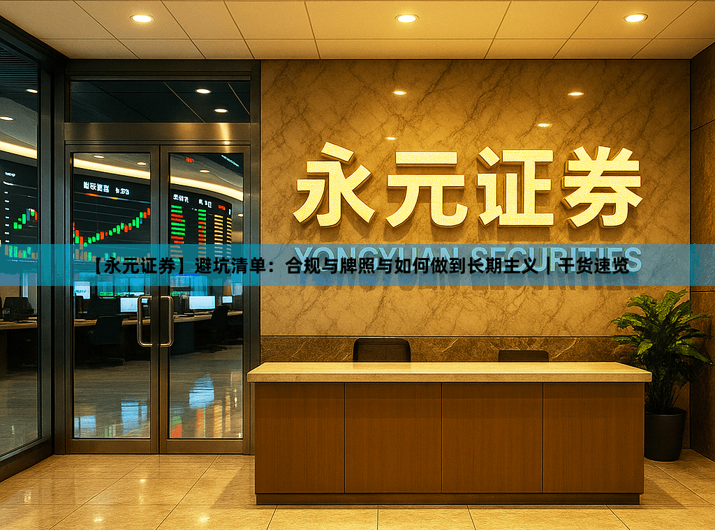 【永元证券】避坑清单：合规与牌照与如何做到长期主义｜干货速览