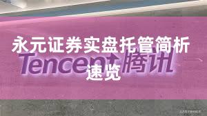 永元证券实盘托管简析 速览